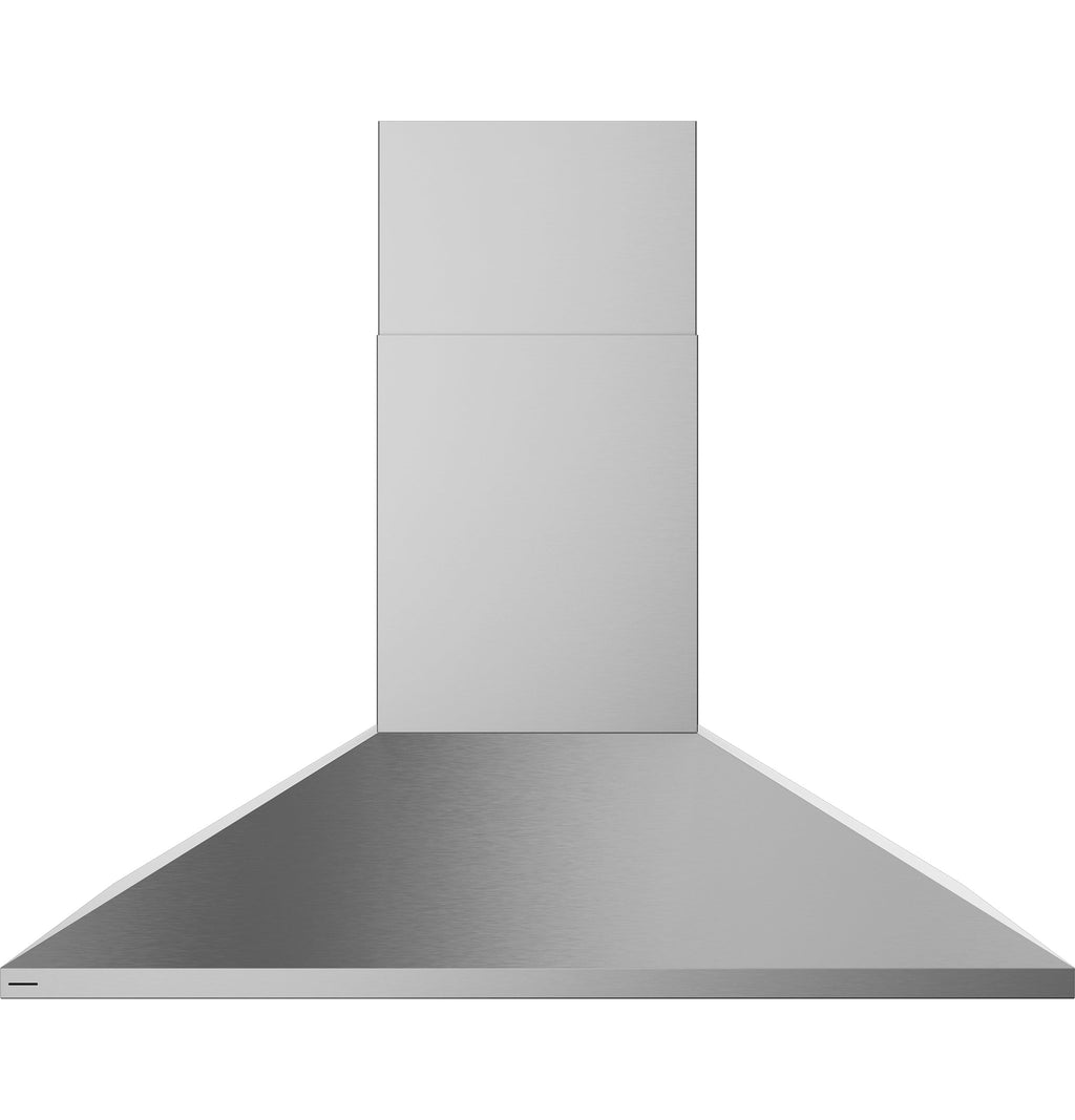 Monogram 48" Wall-Mounted Pyramid Chimney Vent Hood with Air Quality Sensors