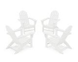 Vineyard 4-Piece Adirondack Conversation Set
