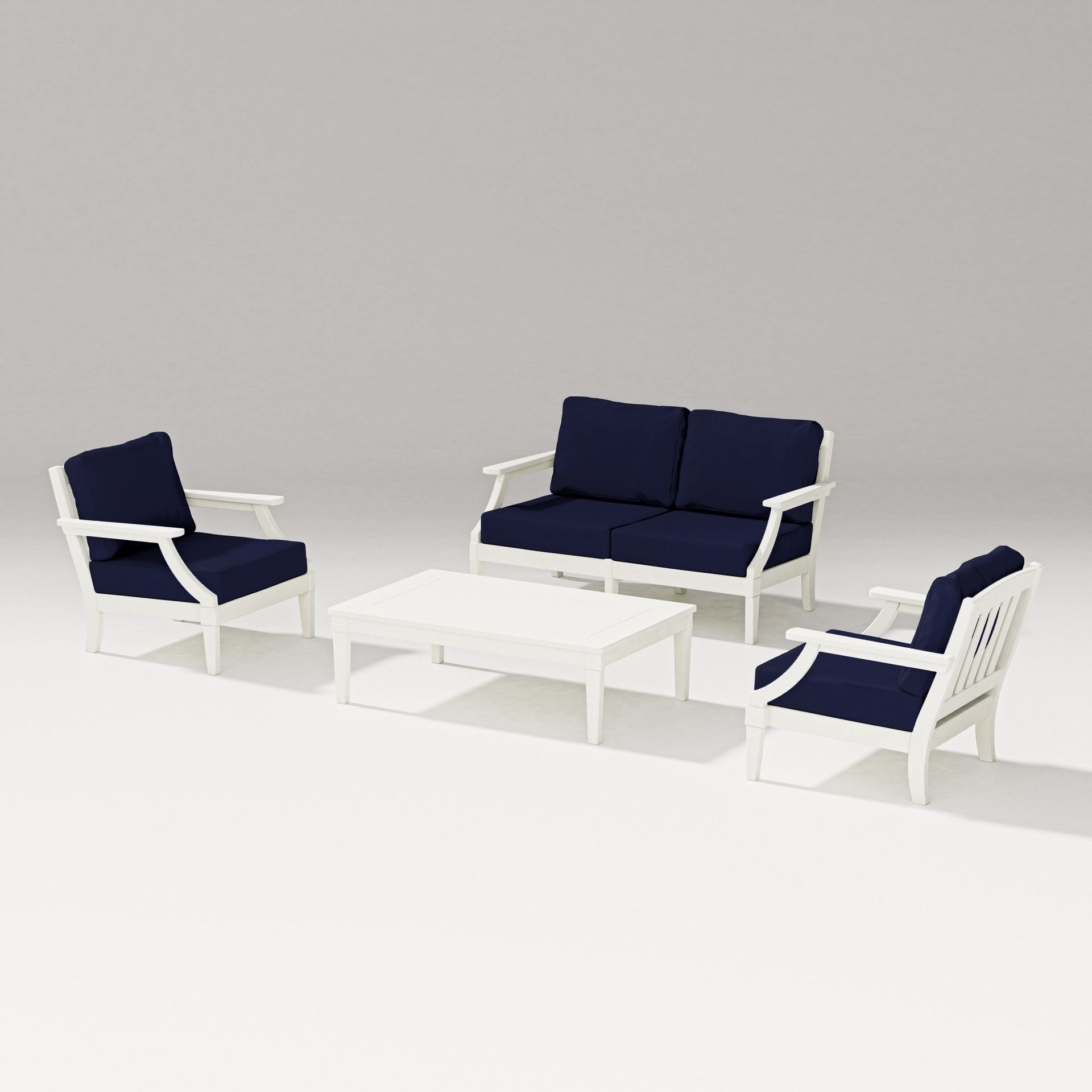 Estate Lounge 4-Piece Loveseat Set