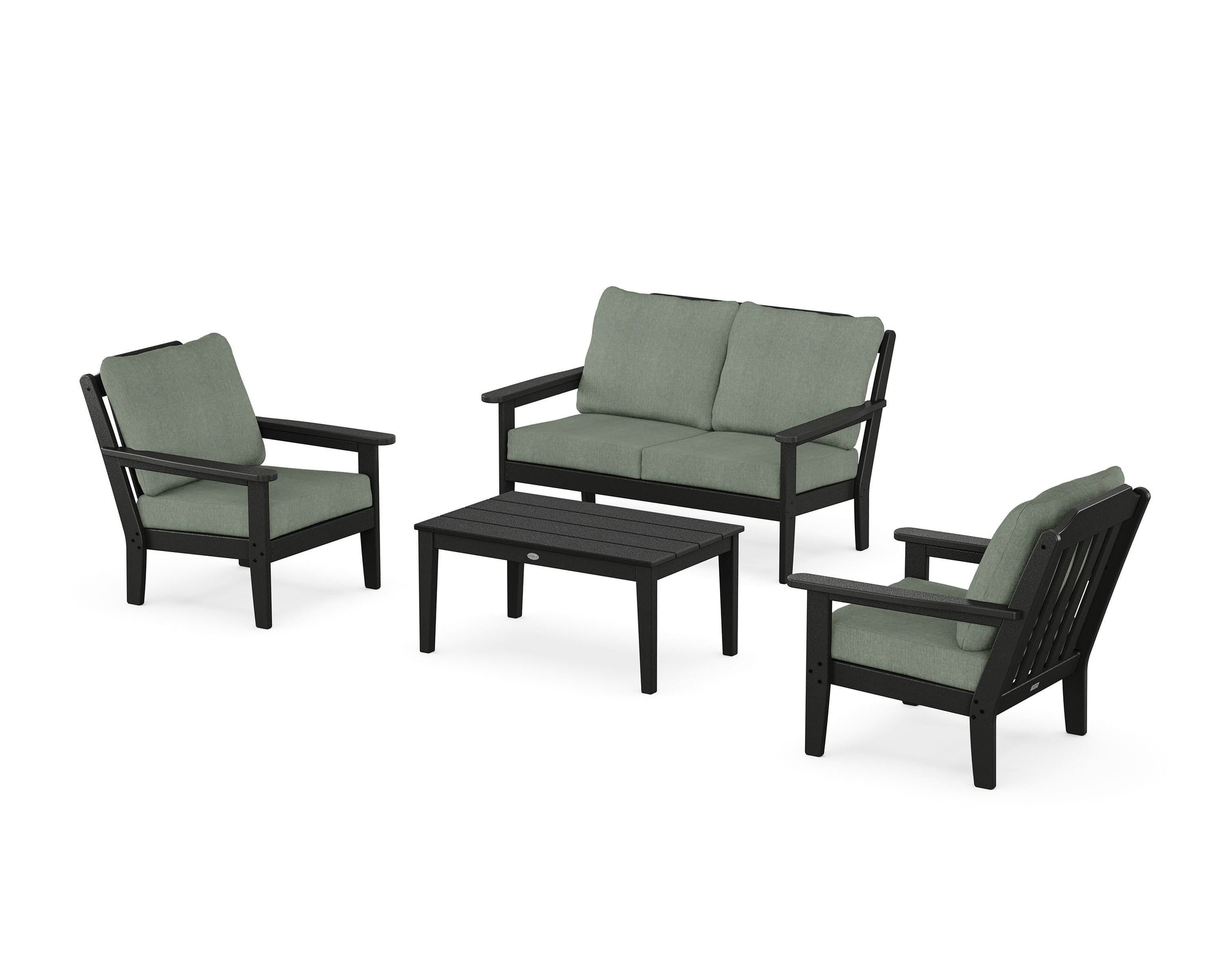 Cottage 4-Piece Deep Seating Set with Loveseat