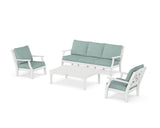 Chinoiserie 4-Piece Deep Seating Set with Sofa