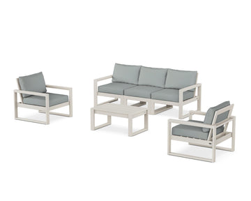 EDGE Sectional 4-Piece Deep Seating Set with Sofa