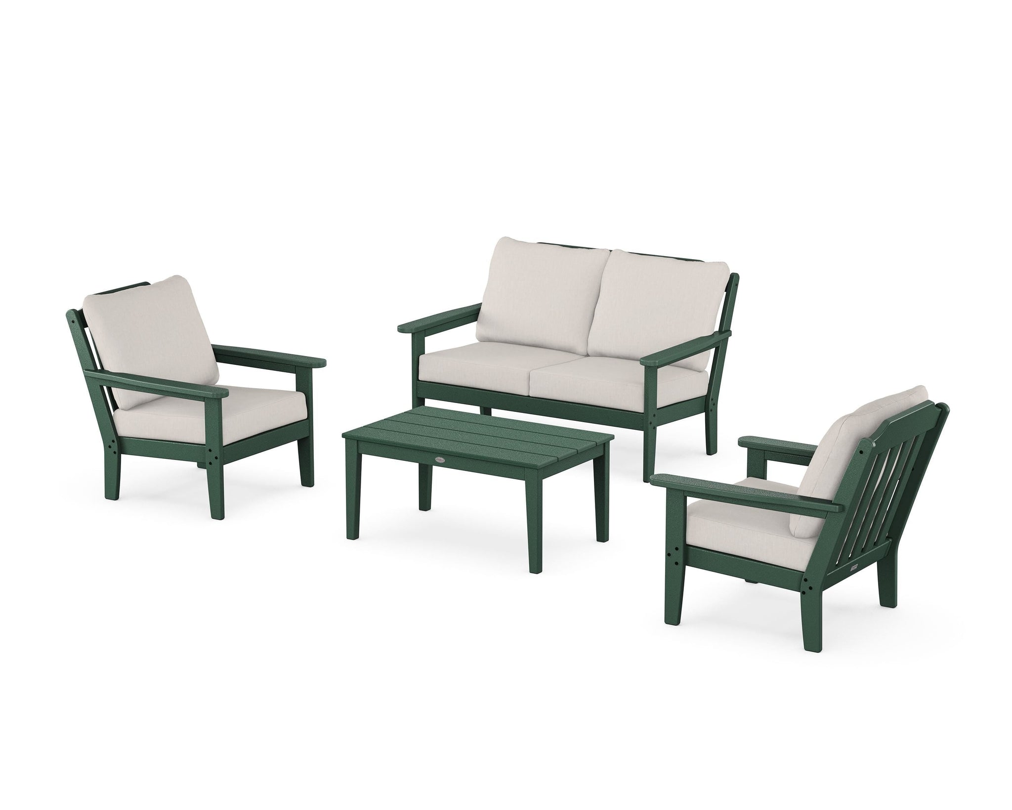 Cottage 4-Piece Deep Seating Set with Loveseat