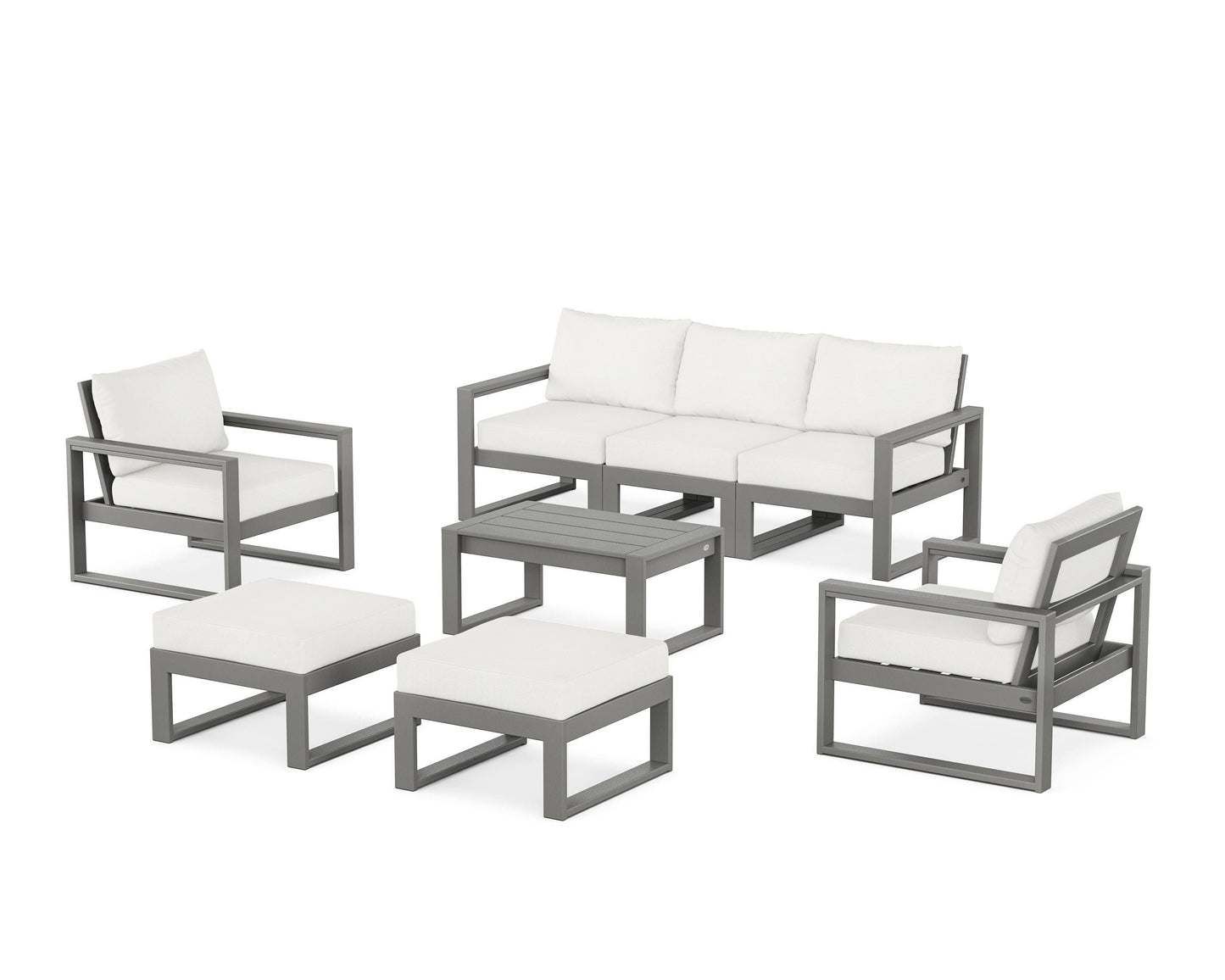 EDGE Sectional 8-Piece Lounge Sofa Set