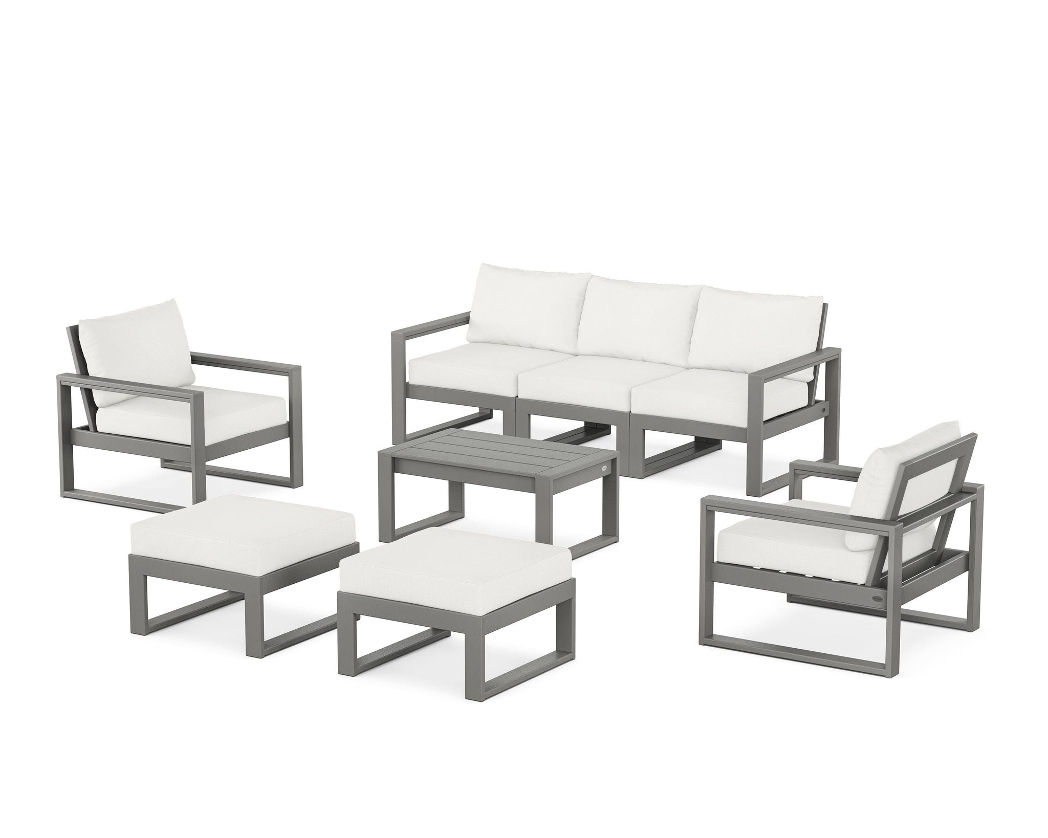 EDGE Sectional 8-Piece Lounge Sofa Set