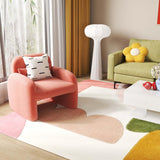 Costway Deluxe Living Room Furniture Set Accent Chair Modular L-Shaped Sectional Sofa LED Coffee Table 42294187 New