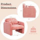 Costway Deluxe Living Room Furniture Set Accent Chair Modular L-Shaped Sectional Sofa LED Coffee Table 42294187 New