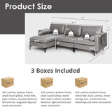 Costway 8-Piece Industrial Modern Living Dining Room Furniture Set 78258762 New