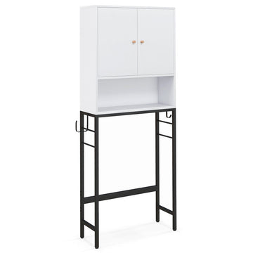 Costway 4-in-1 Bathroom Storage Cabinet & Towel Rack Set 93451574 New