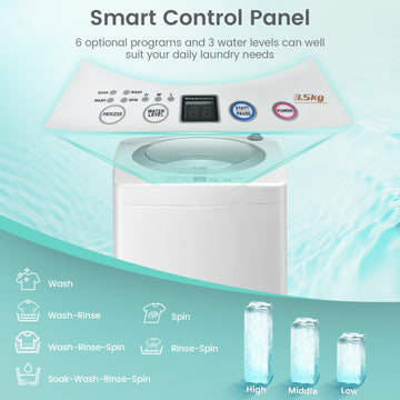 Costway Electric Washer & Dryer Combo 70760245 New