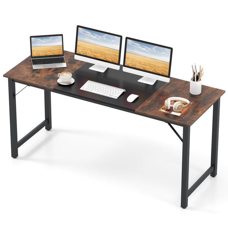 Costway All-in-One Home Office Furniture Bundle Desk Chair Bookshelf Accent Chairs 14208317 New