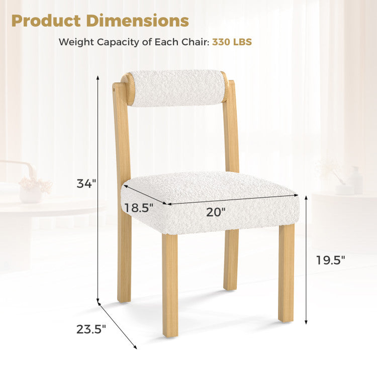 Costway 3-Piece Modern Dining Room Set Wood Chairs Bamboo Sideboard Tall Storage Cabinet 42623668 New