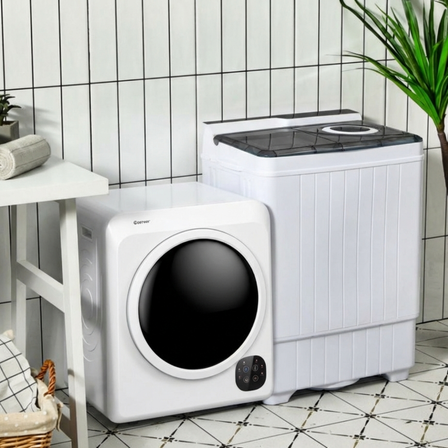 Costway Compact Washer Dryer Laundry Combo 22842530 New