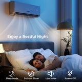 Costway 24000 BTU 3 Zone Mini Split Air Conditioner Heat Pump WiFi 23 SEER2 UltrEco Series 12021109 New