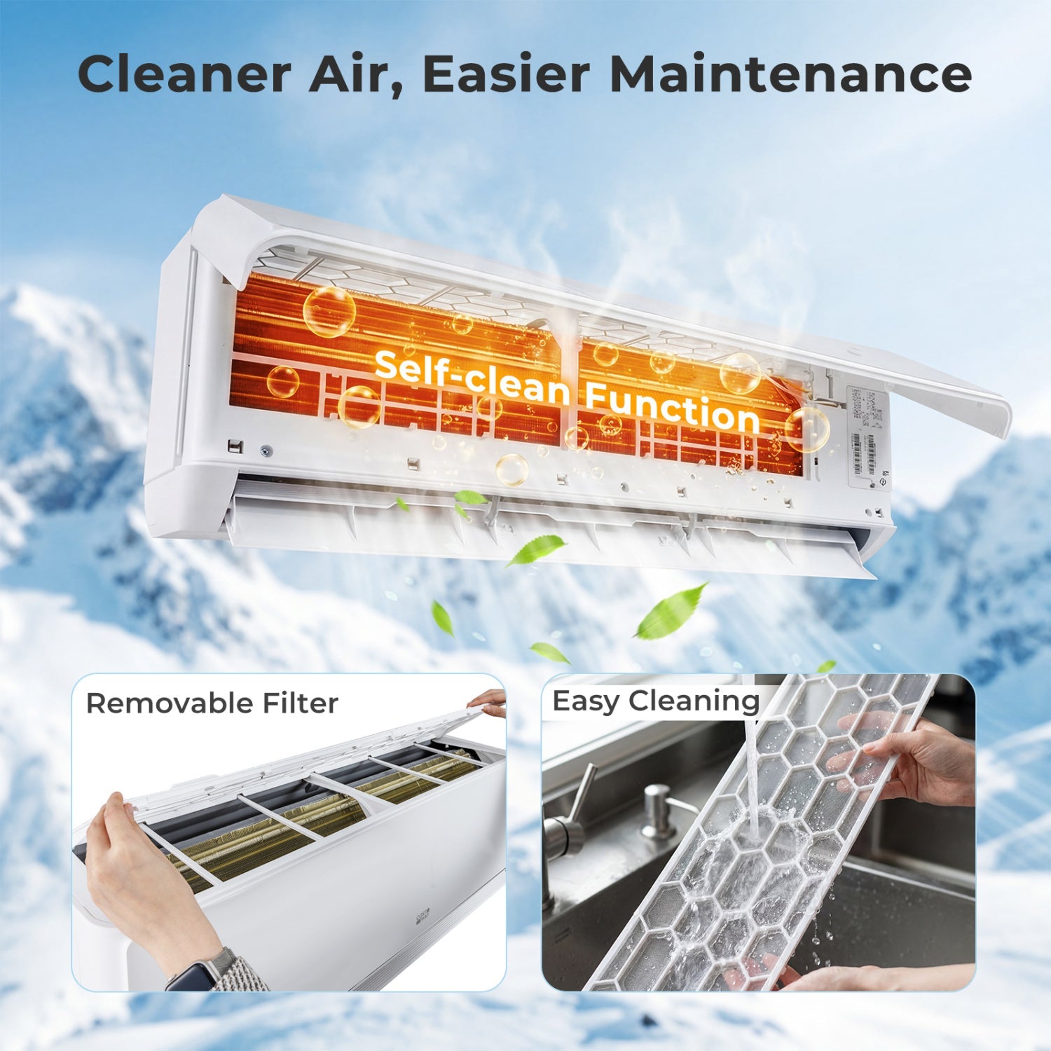 Costway X-Pro 35000 BTU 3 Zone 22.5 SEER2 Mini Split AC Heat Pump 82880680 New