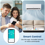 Costway Blast Pro 28,000 BTU 2 Zone 20 SEER2 Mini Split AC Heat Pump 70273659 New