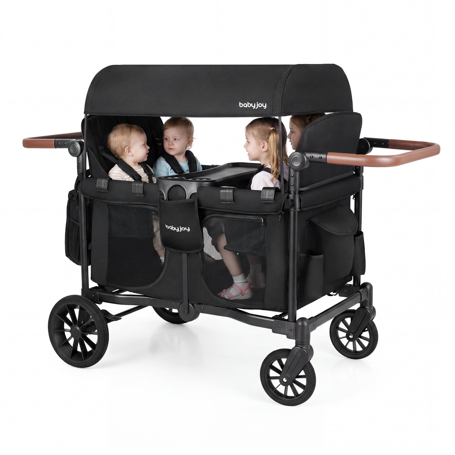 Costway 4-in-1 Family Camping Gear Set Tent Wagon Table Cooler 99208453 New