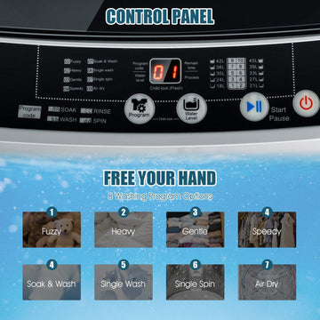 Costway Compact Washer Dryer Combo Automatic Washing Machine Tumble Dryer 47366136 New
