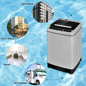 Costway Compact Washer Dryer Combo Automatic Washing Machine Tumble Dryer 47366136 New