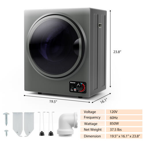 Costway Compact Washer Dryer Combo Automatic Washing Machine Tumble Dryer 47366136 New