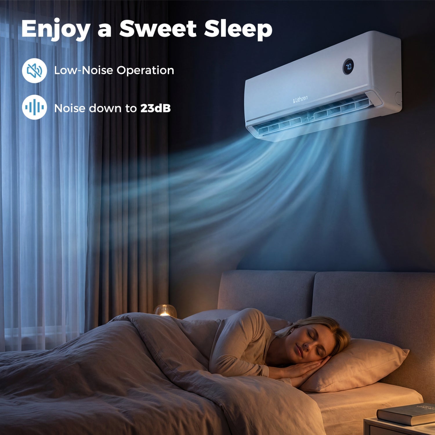 Costway 12000 BTU Smart Mini Split AC Heater Alexa Google Assistant 31687049 New