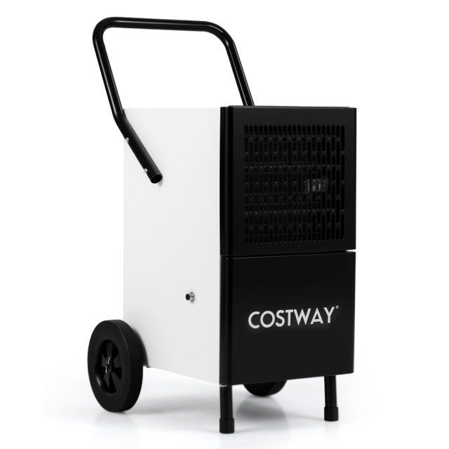 Costway Commercial Dehumidifier Heavy-Duty Metal Floor Fan Combo 92623066 New