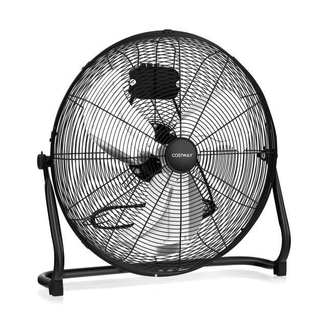 Costway Commercial Dehumidifier Heavy-Duty Metal Floor Fan Combo 92623066 New