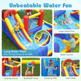 Costway 7-in-1 Outdoor Bounce House Dual Slides 680W Blower 99400419 New