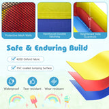 Costway 7-in-1 Outdoor Bounce House Dual Slides 680W Blower 99400419 New