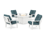 Prairie 5-Piece Deep Seating Set with Fire Pit Table