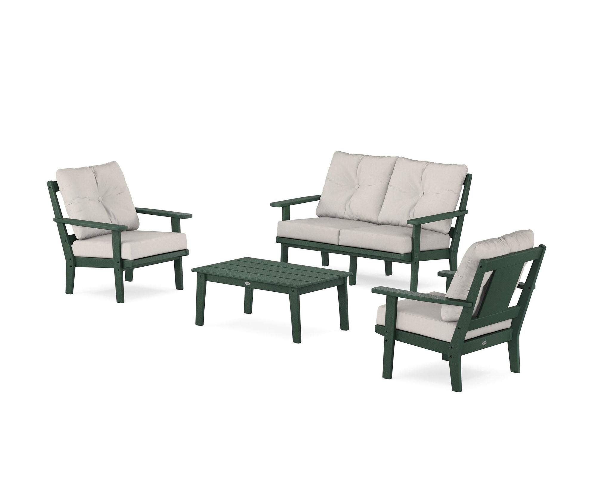 Prairie 4-Piece Deep Seating Set with Loveseat