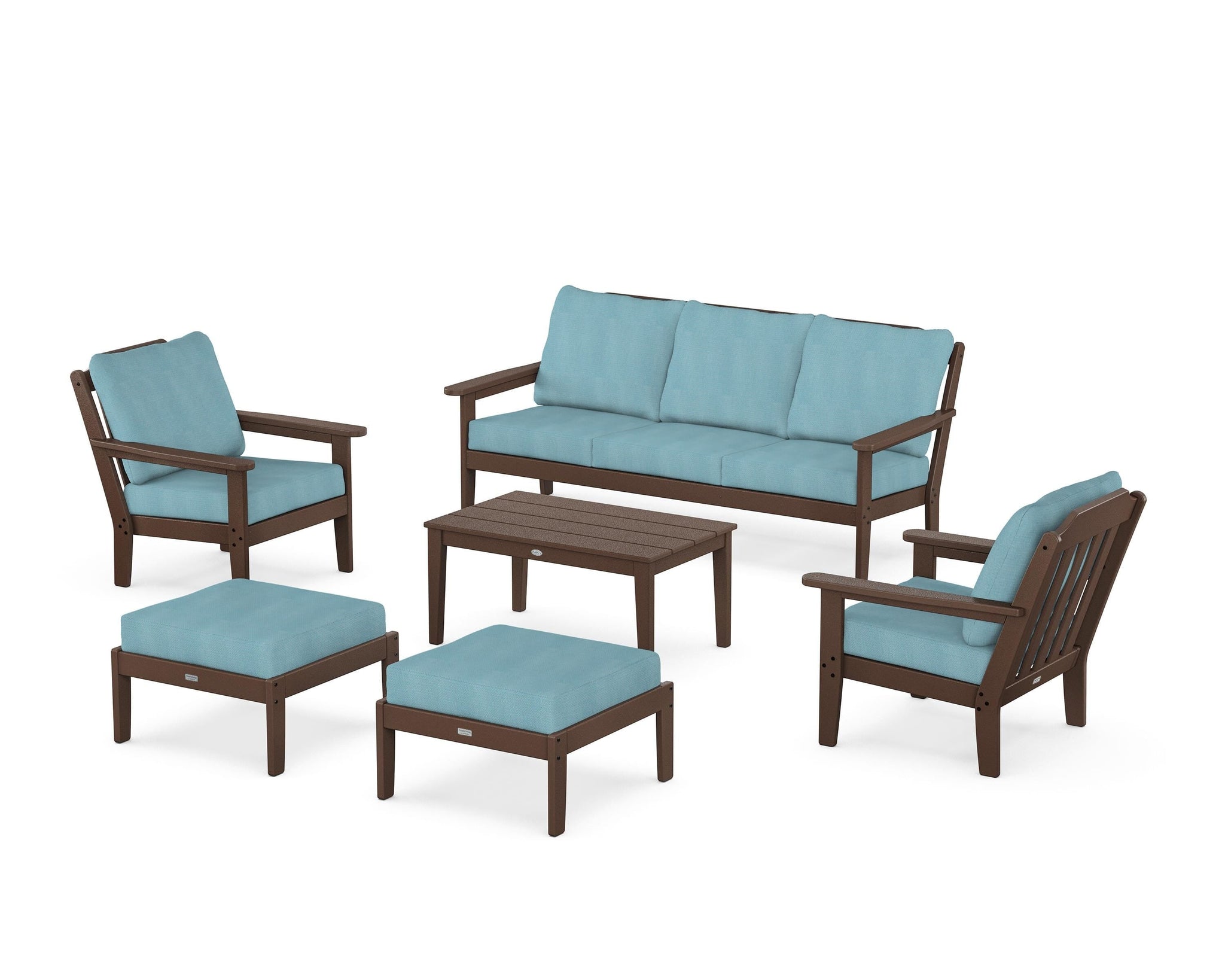 Cottage 6-Piece Lounge Sofa Set