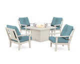 Prairie 5-Piece Deep Seating Set with Fire Pit Table