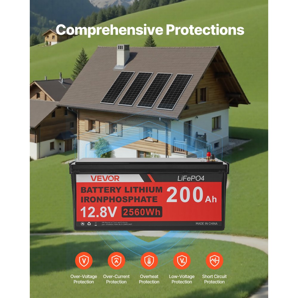 Vevor Solar Power Kit 400W 12V Complete Off-Grid System New