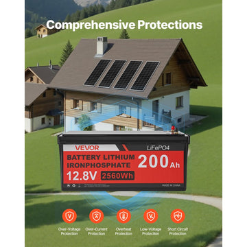 Vevor Solar Power Kit 400W 12V Complete Off-Grid System New