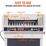 Vevor Electric Paper Cutter Heavy Duty Guillotine Cutting Machine 18" New