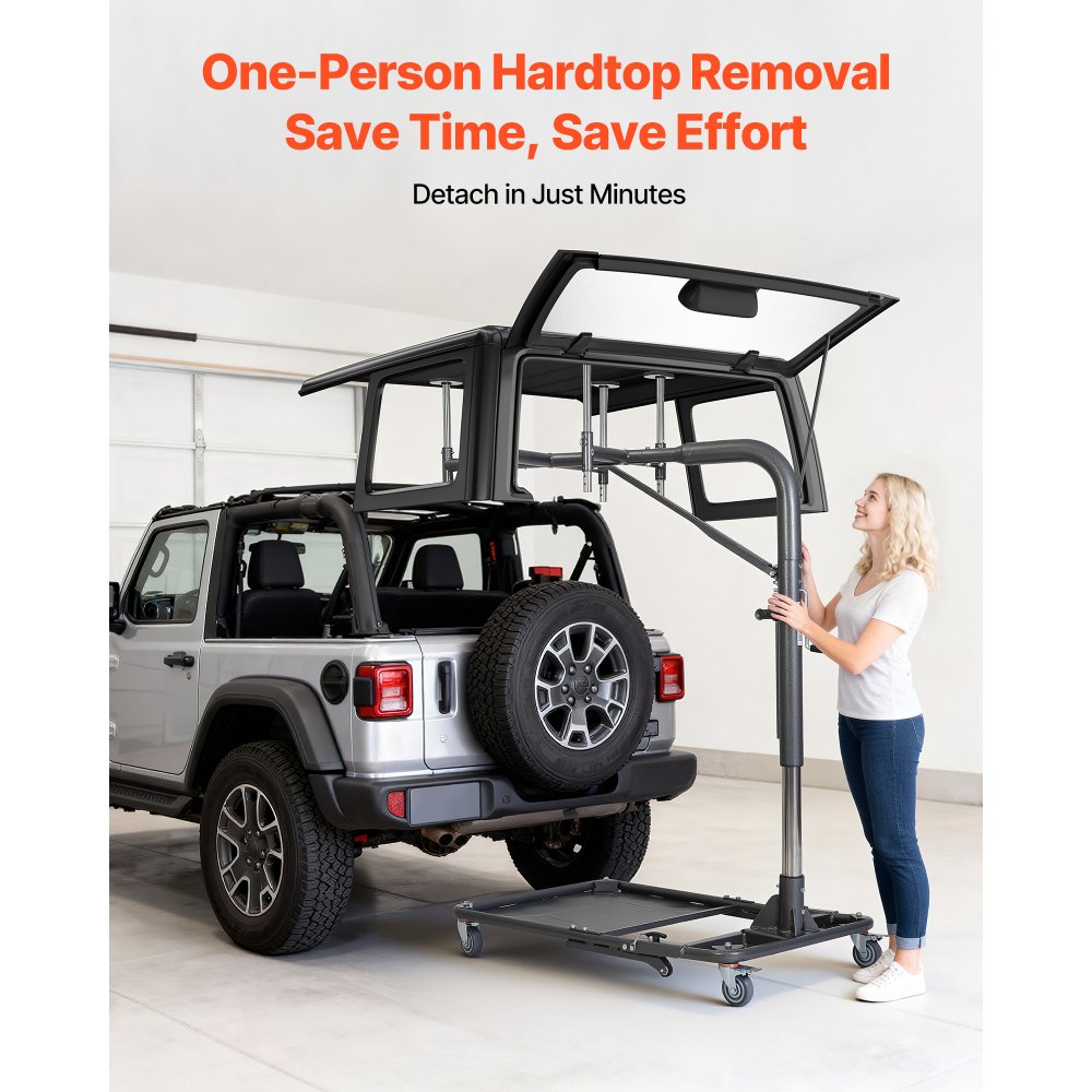 Vevor Hard Top Remover Lift Foldable Jeep Hardtop Removal and Storage System New