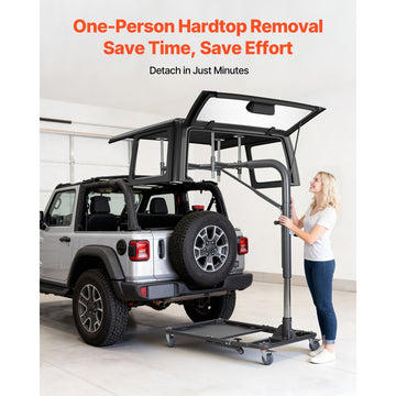 Vevor Hard Top Remover Lift Foldable Jeep Hardtop Removal and Storage System New
