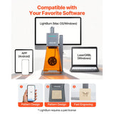 Vevor Laser Engraver Portable 12W Blue Handheld Engraver and Cutter New