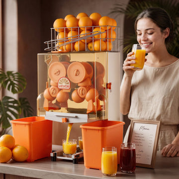 Vevor Juicer Commercial Orange Juicer Machine 120W Electric Orange Juice Press New