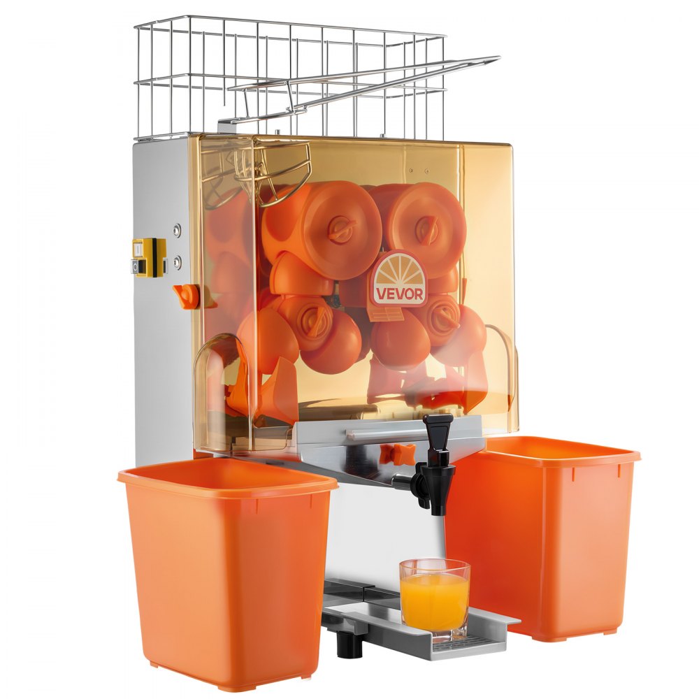 Vevor Commercial Orange Juicer Machine 120W Electric Citrus Press with Faucet New