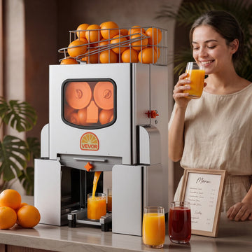 Vevor Orange Juicer Commercial Automatic Feed Press New