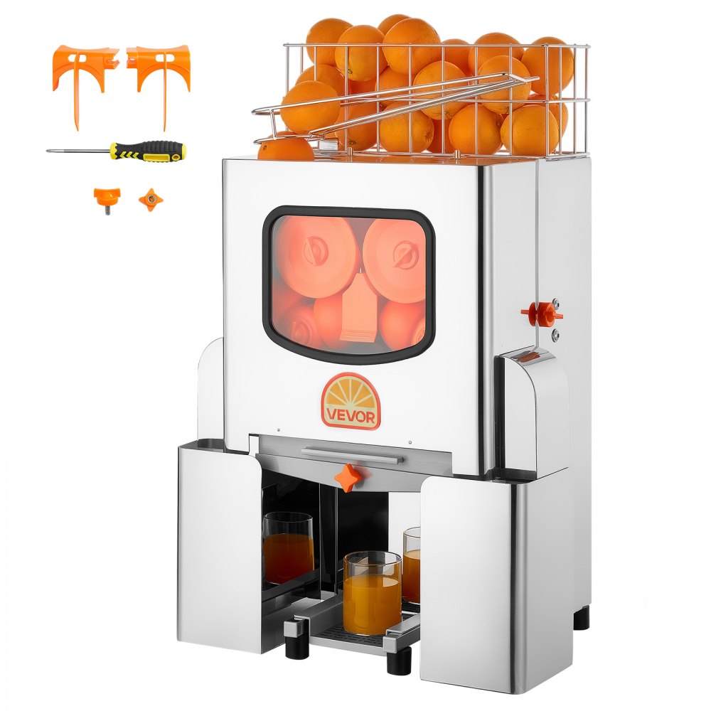 Vevor Orange Juicer Commercial Automatic Feed Press New