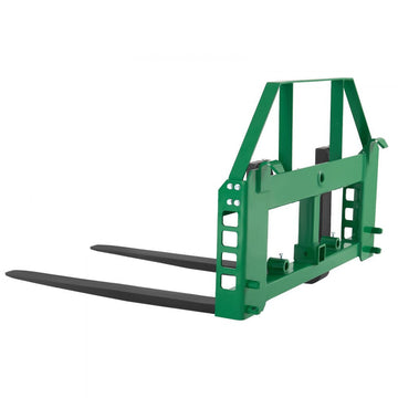 Vevor Pallet Fork Frame Attachment 48" Skid Steer Forks for JD Tractors New