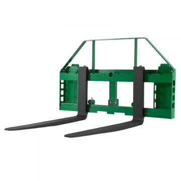 Vevor Pallet Fork Frame Attachment 48" Skid Steer Forks for JD Tractors New