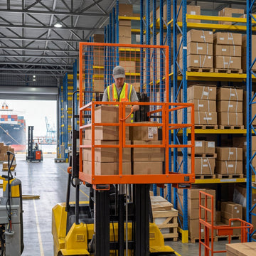 Vevor Forklift Safety Cage 48.2 x 45.2" 1400 lbs Collapsible Work Platform New