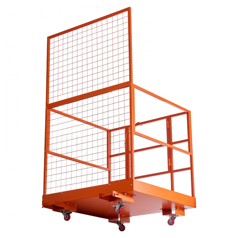 Vevor Forklift Safety Cage 48.2 x 45.2" Heavy Duty Work Platform Basket New