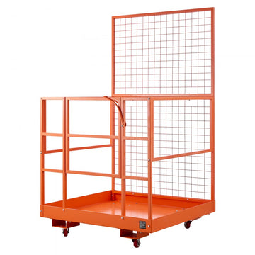 Vevor Forklift Safety Cage 48.2 x 45.2" Heavy Duty Work Platform Basket New
