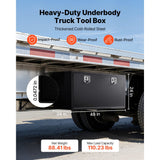 Vevor Underbody Truck Tool Box 48 x 24 x 24" Heavy Duty Steel Waterproof Black New