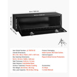 Vevor Underbody Truck Tool Box 60" x 18" x 18" Heavy Duty Steel Black New